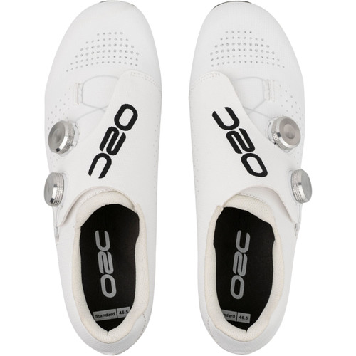 O2C Axis RS1 Wide Fit Road Shoes White