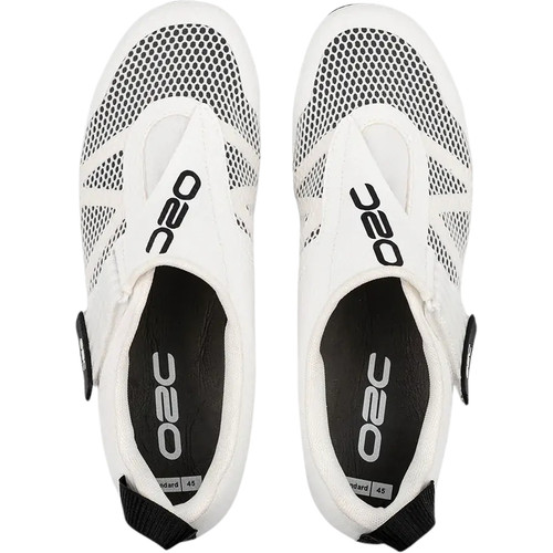 O2C Vector RT2 Wide Fit Triathlon Shoes White