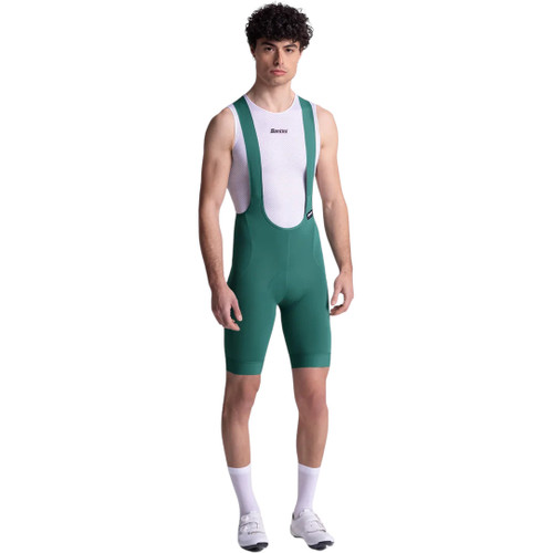 Santini Ready To Ride Bibshorts Olive Green