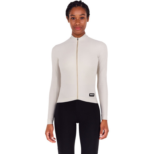 Santini Ready To Ride Long Sleeve Summer Jersey Cappuccino