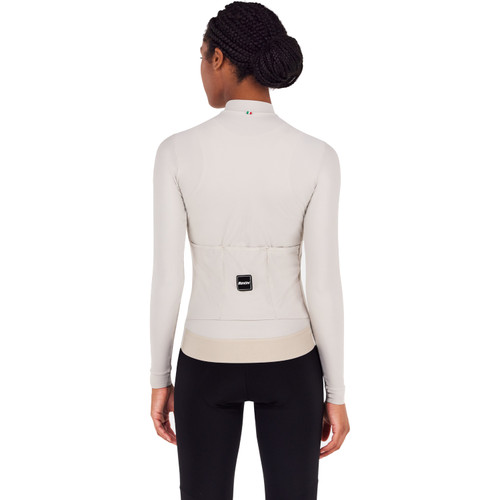 Santini Ready To Ride Long Sleeve Summer Jersey Cappuccino