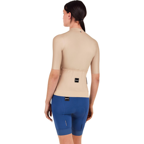 Santini Ready To Ride Short Sleeve Jersey Cappuccino