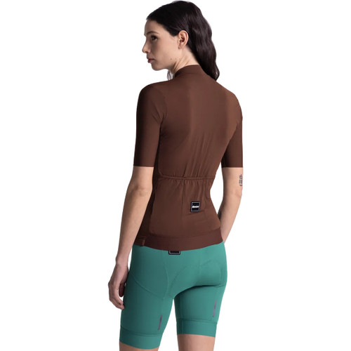 Santini Ready To Ride Short Sleeve Jersey Chocolate