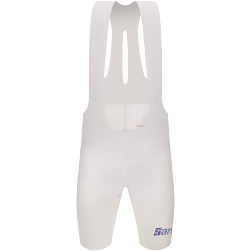 Santini Unico Edge Bibshorts White