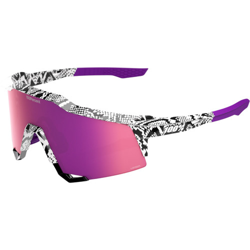 100% Speedcraft Sunglasses Elly 3 w/HiPER Dark Purple Mirror Lens