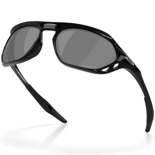 Oakley Cage Jacket Polished Black W/ Prizm Black Polarized Lens