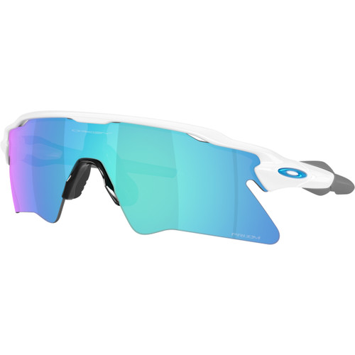 Oakley Radar EV Heater White W/ Prizm Sapphire Lens
