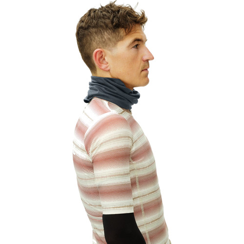 Pas Normal Studios Logo Merino Necktube Steel Unisize