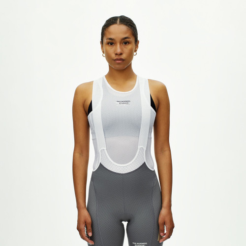 Pas Normal Studios Women's Mechanism Logo Bibshorts Medium Grey