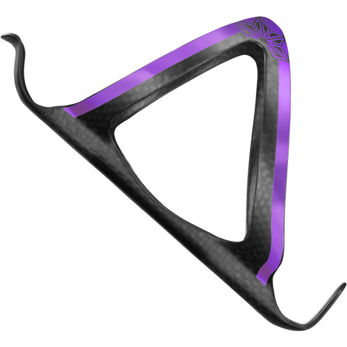 Supacaz Fly Cage Carbon Bottle Cage Prizmatik Purple