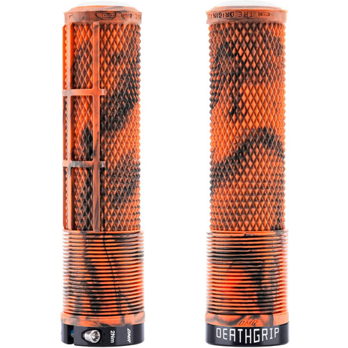 DMR DeathGrip 2 Flangeless Grips Orange Marble
