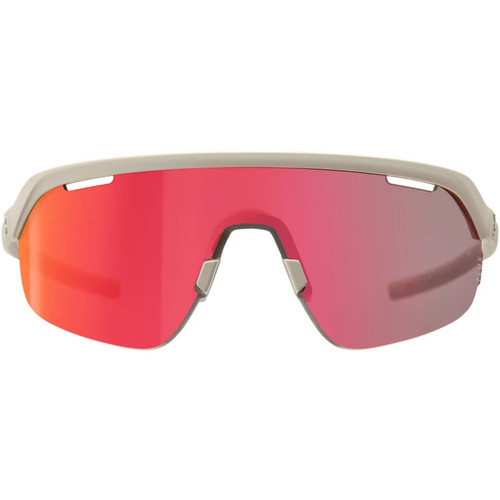BBB Arc Sunglasses Matt Warm Grey Flux Red Mlc Lens W/Extra Lens
