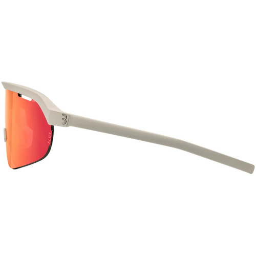 BBB Arc Sunglasses Matt Warm Grey Flux Red Mlc Lens W/Extra Lens