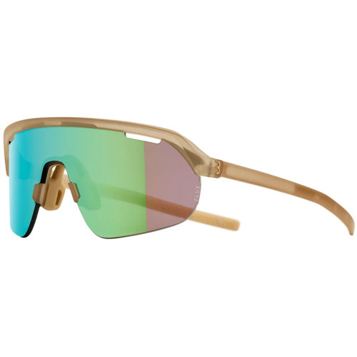 BBB Arc Sunglasses Smoke Flux Green Mlc Lens W/Extra Lens