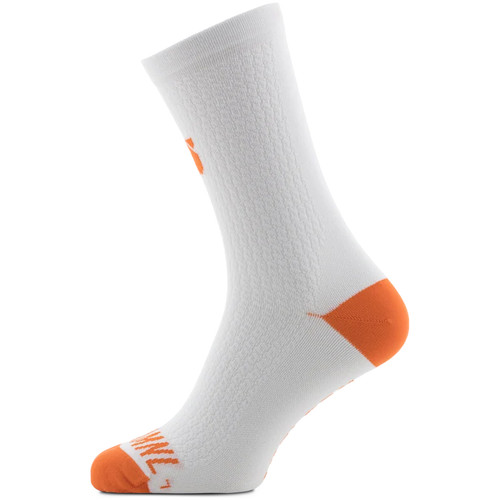 Sockeloen Classic Cycling Socks White/Orange