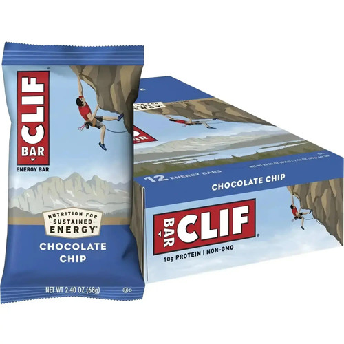 Clif Energy Bar Chocolate Chip Box of 12 
