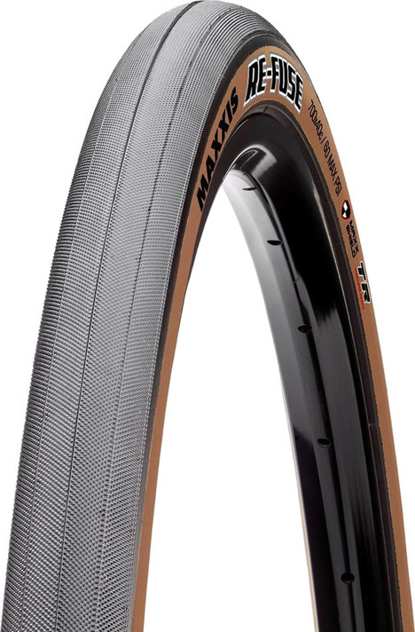 Maxxis Re-Fuse Tanwall Tubeless Folding 700C Tyre - Pushys - Pushys