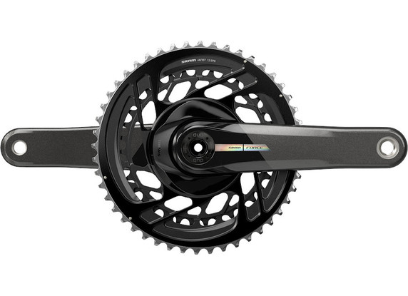 SRAM Force D2 DUB 48/35T Crankset Unicorn Grey w/Laser Foil