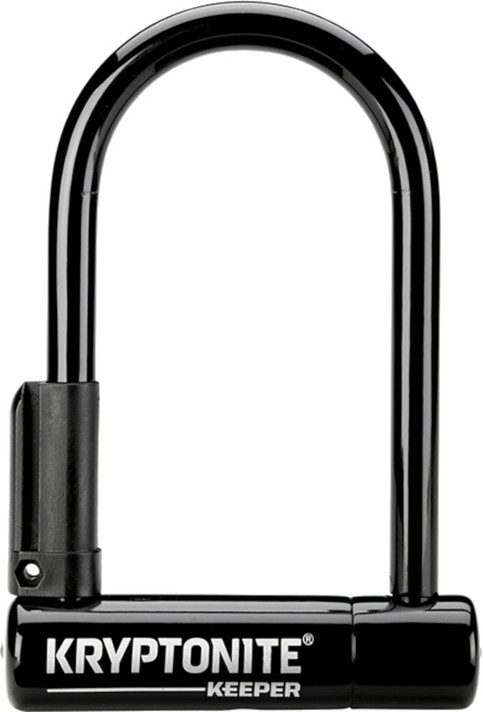 Kryptoninte Keeper Mini-6 U-Lock 8.3cm x 15.2cm Black