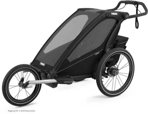 Thule Chariot Sport 1-Seat Kids Bike Trailer Midnight Black