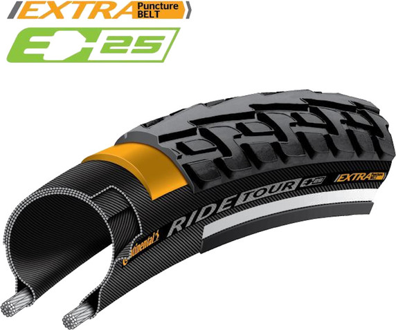 Continental Ride Tour 26x1.75" Urban Tyre Reflective Sidewall