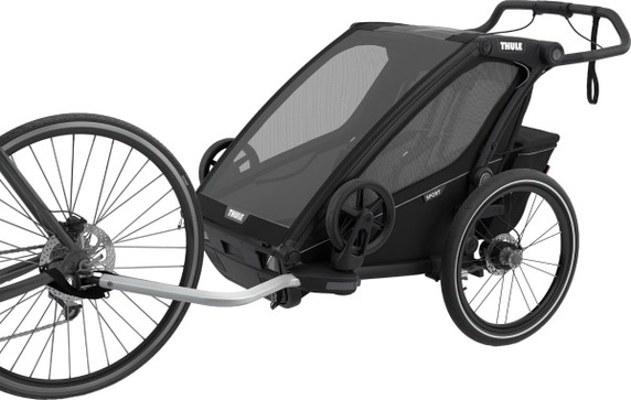 Thule Chariot Sport 2 Kids Bike Trailer Midnight Black