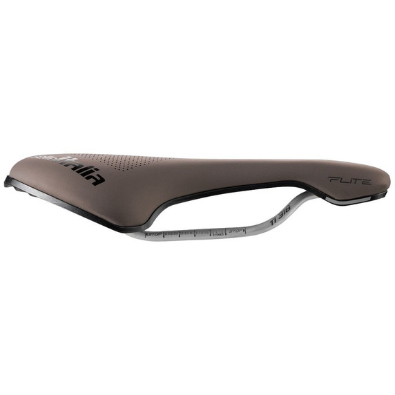 Selle Italia Flite Boost Gravel Ti 316 Superflow Mud Brown Saddle