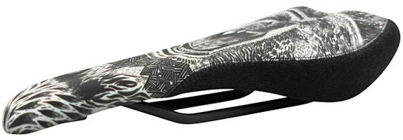 SDG Radar Lux Steel Rail 270x138mm MTB Saddle Sublimated Bear