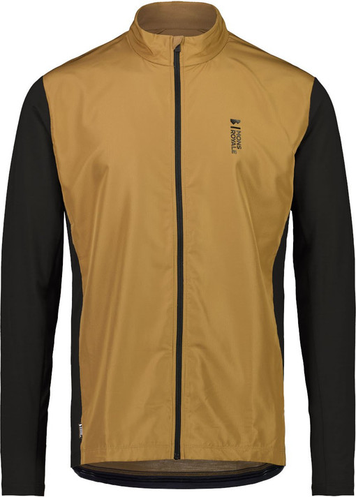 Mons Royale Redwood LS Wind Jersey Toffee 2022