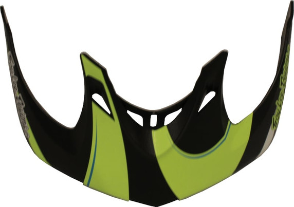 Troy Lee Designs A1 Helmet Replacement Visor Welter Black/Green