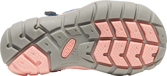 Keen Seacamp II CNX Children's Hiking Sandals Flint Stone / Ocean Wave