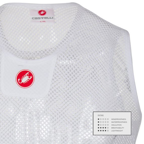 Castelli Core Mesh 3 Sleeveless Base Layer White