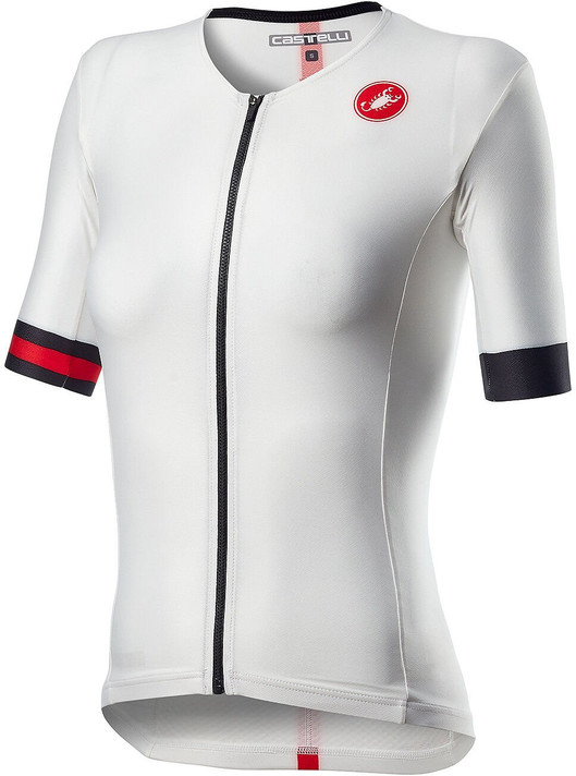 Castelli Free Speed 2 Womens Triathlon Race Top White-Black 2022