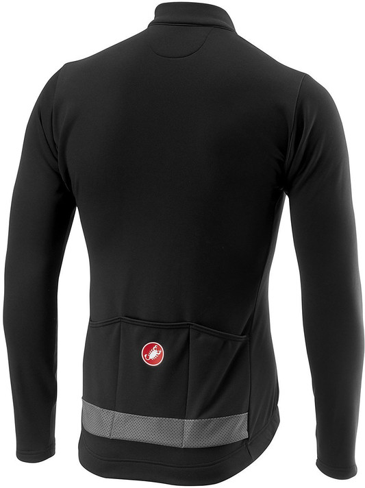 Castelli Puro 3 Mens LS Jersey Light Black