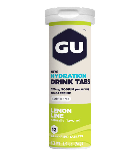 GU Hydration Drink Tablets Lemon Lime 12 Tablets