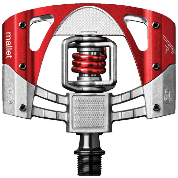 Crank Brothers Mallet 3 MTB Pedals Red/Red Spring