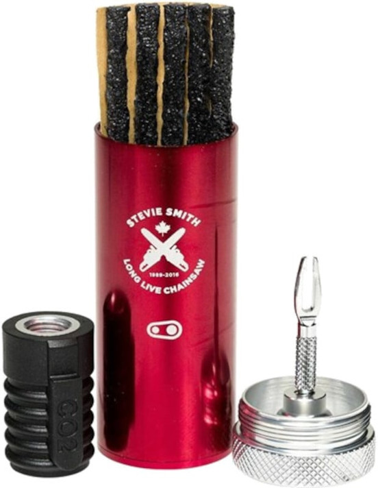 Crankbrothers Cigar Tool Plug Kit + CO2 Head Stevie Smith Limited Edition Red