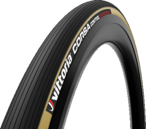 Vittoria Corsa Control 700x25 Folding Tyre G2.0 Black/TanWall