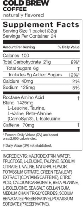 GU Roctane Energy Gel Cold Brew Coffee 32g