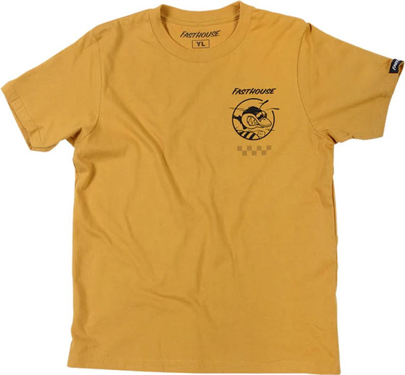 Fasthouse Swarm Youth SS T-Shirt Vintage Gold 2022