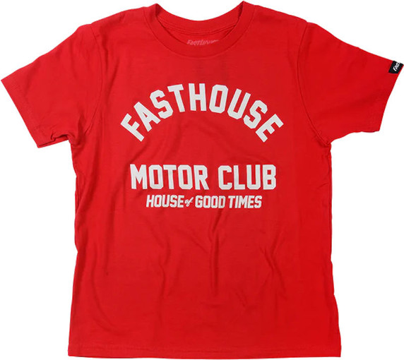 Fasthouse Brigade Youth SS T-Shirt Red 2022