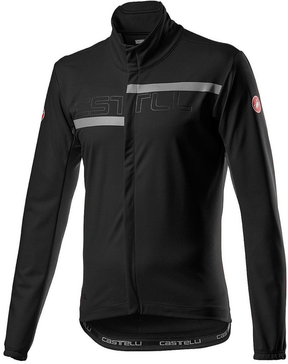 Castelli Transition 2 Wind Jacket Light Black/Dark Grey-Silver 2021