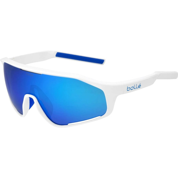 Bolle Shifter Sunglasses White Shiny (Brown Blue Lens)