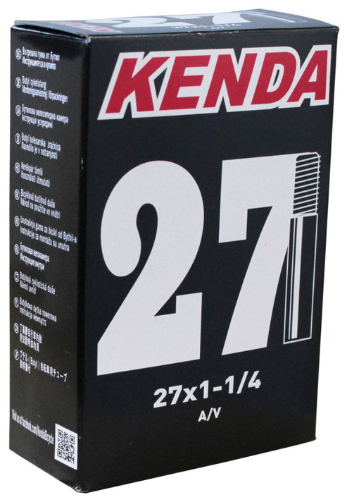 Kenda 27x1.1/4 Schrader Valve MTB Tube