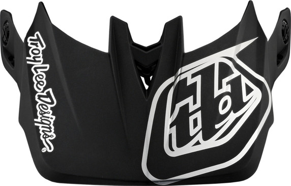 Troy Lee Designs Replacement D4 Helmet Visor Stealth Black/Silver