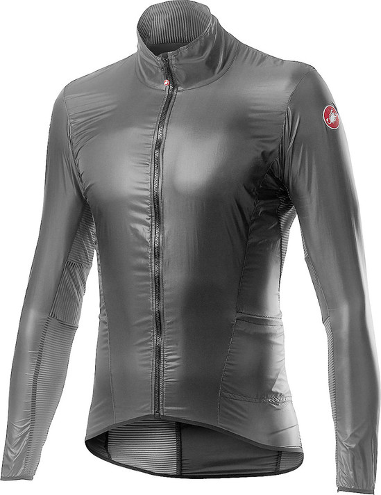 Castelli Aria Shell Jacket Dark Grey 2022