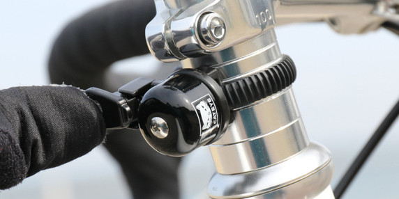 CatEye OH-2400 FlexTight Solid Brass Micro Bike Bell Black