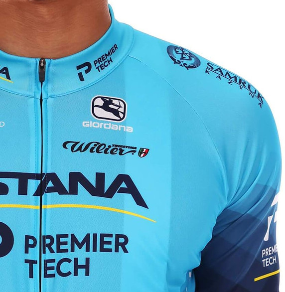 Giordana Astana Premier Tech Vero Pro SS Jersey Blue 2021