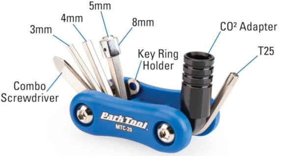 Park Tool MTC-20 Folding Muli-Tool