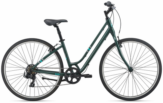 Liv Flourish 4 Trekking Green Hybrid Bike